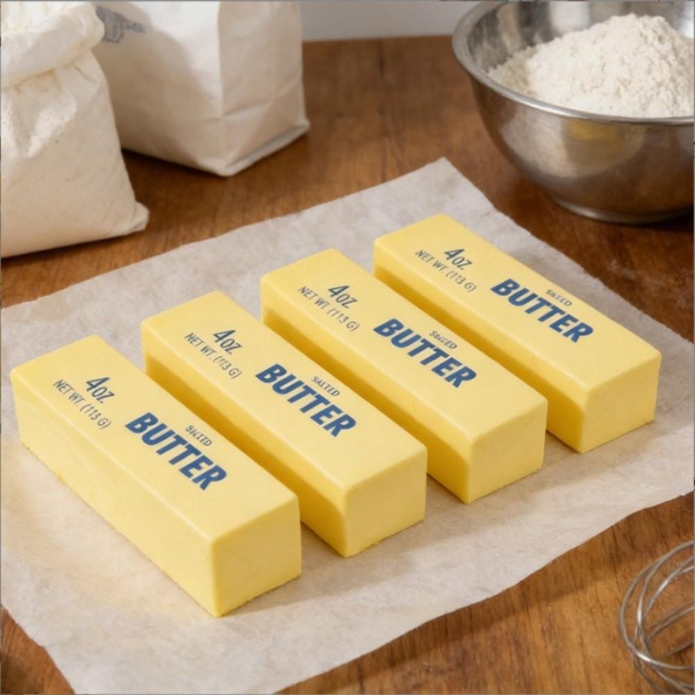 Cheese Butter Stick Squeeze Toy Slow Rising Simulation Food Fidget Toy Pinch Toy Gift