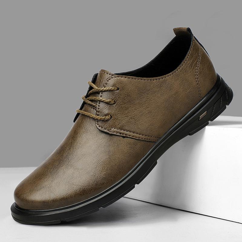 Высококачественные брендовые мужские туфли из натуральной кожи, офисные деловые туфли на шнуровке, мужская официальная обувь, рабочая обувь для поездок на работу, бесплатная доставка