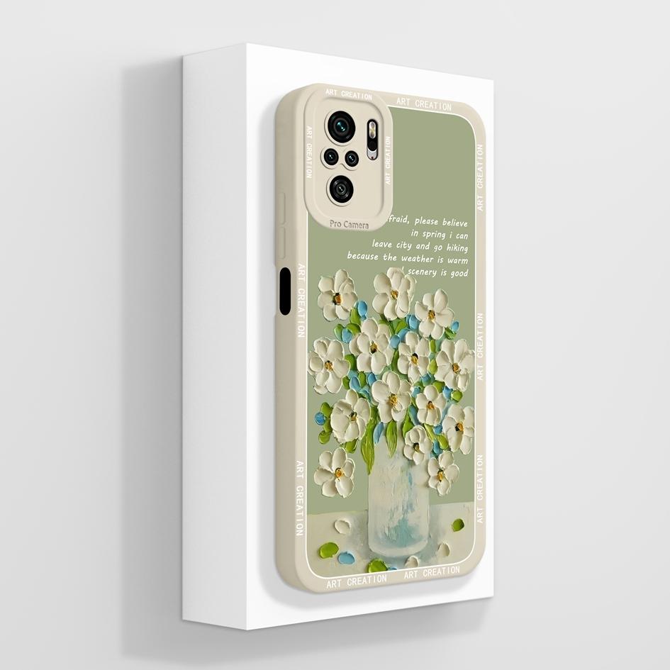 Чехол для телефона Redmi Note 10 11 11T Pro Plus Max 10T 11S 11E Capa Cute Creative Style Painted Anti Drop Pretty Avocado Liquid Silicone For Redmi Shell