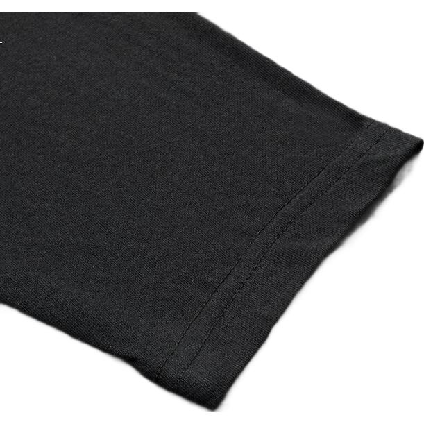 LIMENG 230g American Pure Cotton Long-Sleeve T-Shirt for Men, White Undershirt, Round Neck, Loose Fit, Base Layer, Black, 3XL