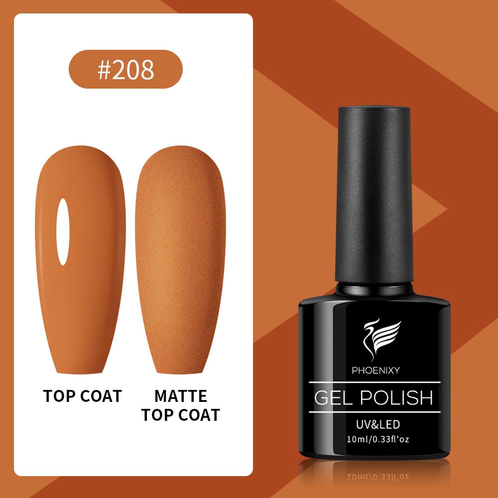 PHOENIXY 10 мл Гель-лак Полуперманентный Гель-лак Цвет Замачиваемый УФ LED Гель Материал для Нейл-арта