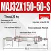 Adjustable Stroke Mini Stainless Steel Pneumatic Cylinder (maj16/20/25/32/40X100-25-50sca)