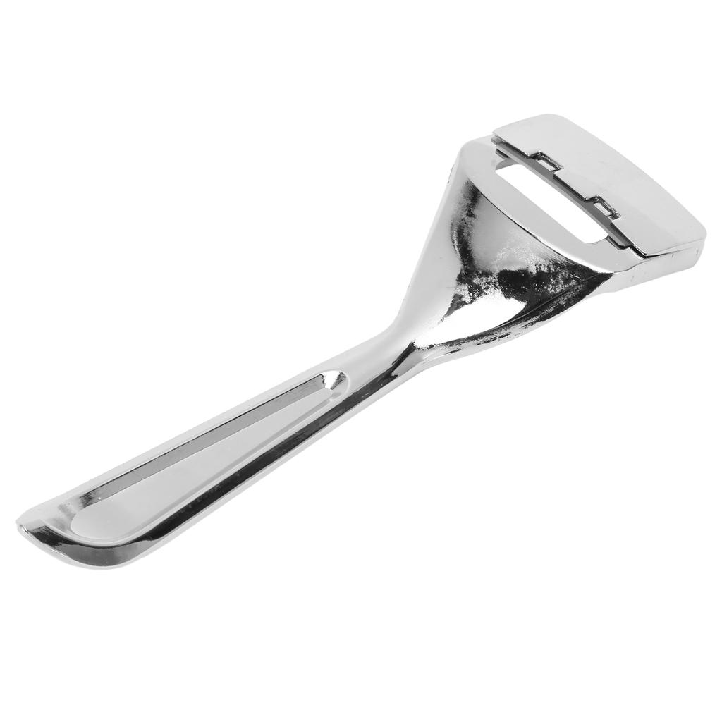 Leather Skiver Silver Color Durable Alloy Anti Slip Handle Leather Thinning Tool with 3 Blades for