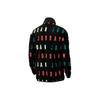 Jordan Jumpman Logo Print Ветрозащитная куртка с флисовым воротником Мужская куртка Черная CT3571-010