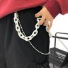 Punk Waist Chain Belt Silver Trousers Chain For Women Jeans Belt Chain For Pants Cool Metal Rock Chain Hiphop Summer Jewelry