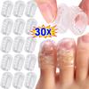 5-30pcs Transparent Silicone Toe Covers Women Gel Little Toes Protector Tube Foot Care Finger Caps Elasticity Prevents Blisters