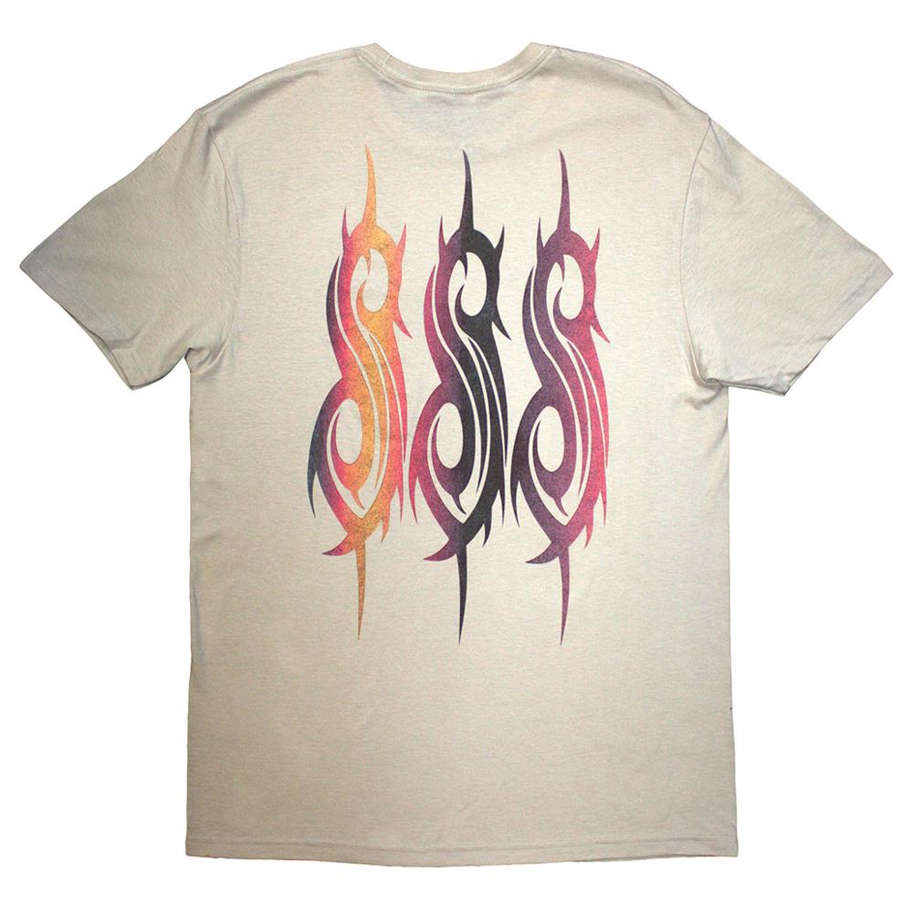 Slipknot Унисекс футболка для взрослых с инкрустированным принтом на спине к 25-летнему юбилею