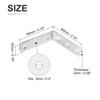 DTGN 80 x 80 x 20mm L Bracket Corner Brace 4 Pcs Perfect for