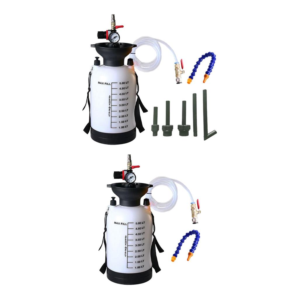5L Atf Refill Dispenser Automotive Car Transmission Fluid Pump Pneumatic Gearbox Oil Transfer Pneumatic Fluid Extractor Oil Tank