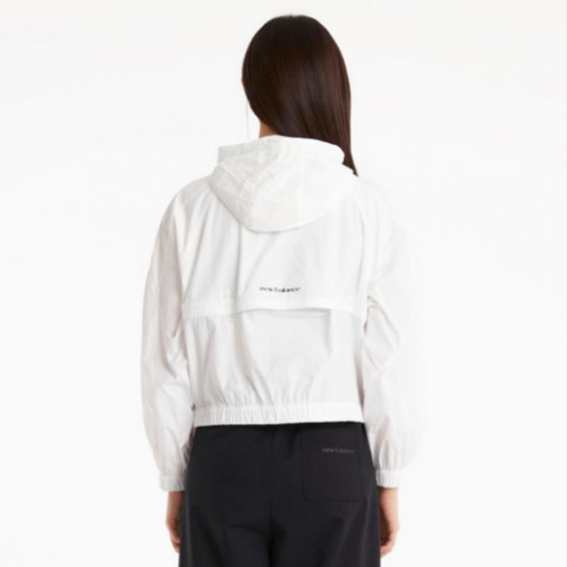 New Balance W Полукропная тканая куртка с капюшоном B1 nbnaf2W322 10 19