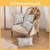 Modern Minimalist Sofa Pillow Cover With Floral Pattern In Polyester Fabric For Living Space
