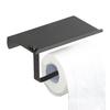 Держатель для туалетной бумаги с полкой из нержавеющей стали, держатель для туалетной бумаги, настенное крепление, винт, водонепроницаемая, устойчивая к ржавчине полка для телефона, держатель для духов