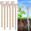6/8/10Pcs Electroculture Garden Plant Stakes Coppers Wire for Electroculture Garden Antenna Support Plant Wood Stake