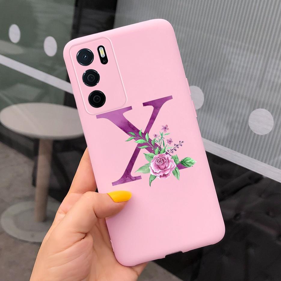 Чехол для Oppo A54s CPH2273 Милые буквы Задняя крышка Мягкий силиконовый чехол для телефона Для Oppo A54s A 54 s OppoA54s Fundas Ударопрочный Capa