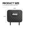 Для автомобиля Jeep Кожаная защитная накладка на спинку сиденья Противоударная накладка на сиденье Для Jeep Grand Cherokee Wrangler JK Gladiator Compass Reneg