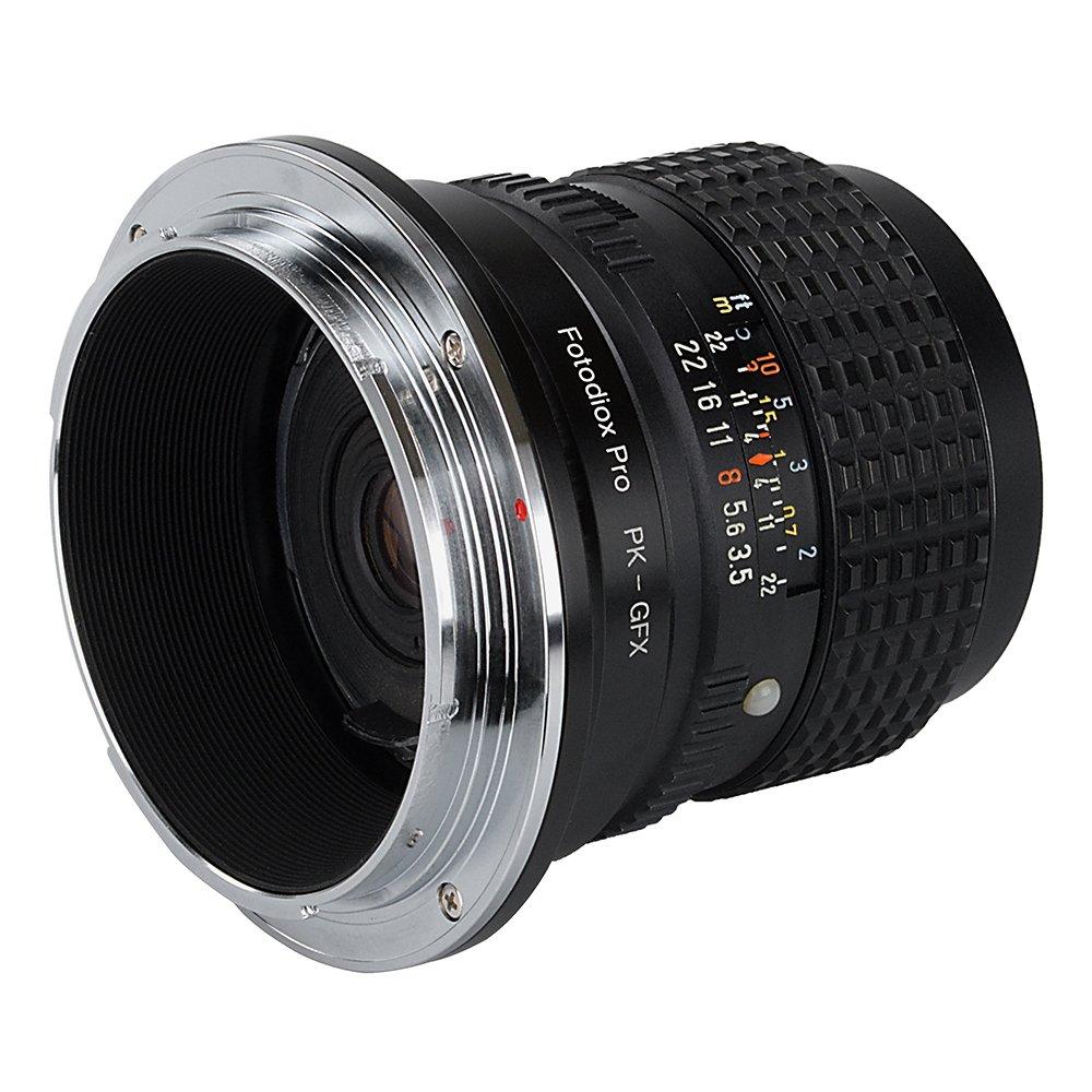 Fotodiox Pro Lens Mount Adapter Compatible with Pentax K Lenses to Fujifilm GFX Cameras G-Mount