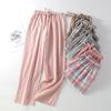 Women Pajamas Trousers Soft Home Pants Loose Casual Pants Elastic Waist Ladies Home Pants