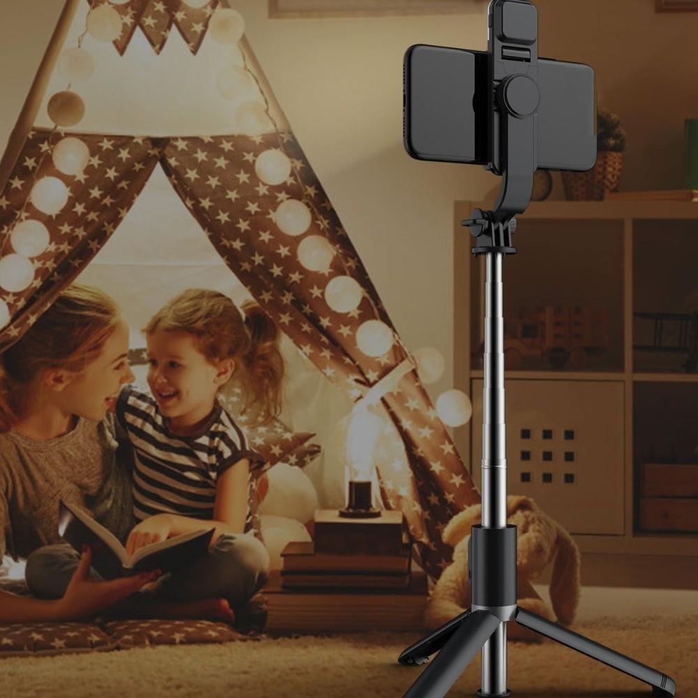 Portable Bluetooth Selfie Stick Tripod Telescopic Selfie Stick Phone Selfie Stick Travel