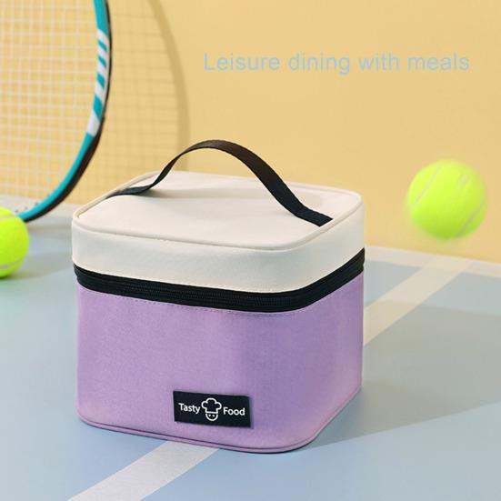 Large Capacity Insulated Bag Portable Handle Zipper Waterproof Aluminum Foil Outdoor Picnic Bento Lunch Fruit Grocery Food Thermal Cooler Tote Bag