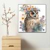 Новое поступление 5D DIY Полная круглая алмазная живопись «Сова с цветами» Вышивка крестом Домашний декор Подарок