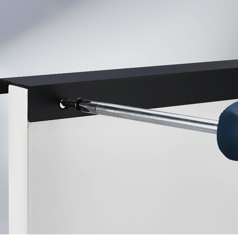 Ручки-скобы из алюминиевого сплава для шкафов, врезные, металлические, для ящиков шкафов, с саморезами 15 мм