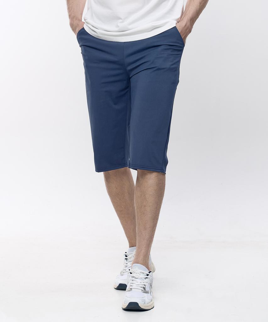 EZBUY [2Pack] Zero Cool Men'S Comfortable 3/4 Elastic Waist Pants 4 Colors (Type A)