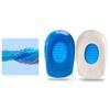1Pair Heel Insoles Shock Absorption Wraparound Protection Rubber Shoe Inserts for Plantar Support