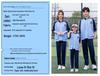 Весенне-осенний комплект спортивной одежды с длинным рукавом для учеников начальной и средней школы