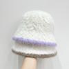New Plush Fisherman Hat for Women Warm Autumn and Winter Hat Sweet and Cute Knitted Hat