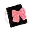 Bowknot Photo Album Plush 3-inch Small Card Storage Binder Creative Photocard Holder  Student