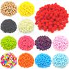 Handmade Material Kids Toy Accessories Pompom Wedding Decor DIY Multicolor 10/15mm Jewelry Sewing Craft Plush Ball Fluffy Pompones Soft Accessories
