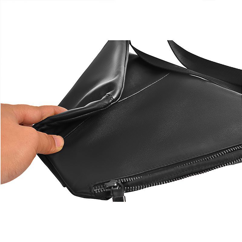 Кожаная нагрудная сумка, мужская модная сумка через плечо Slant Straddle Gun Bag, водонепроницаемая нагрудная сумка из натуральной кожи