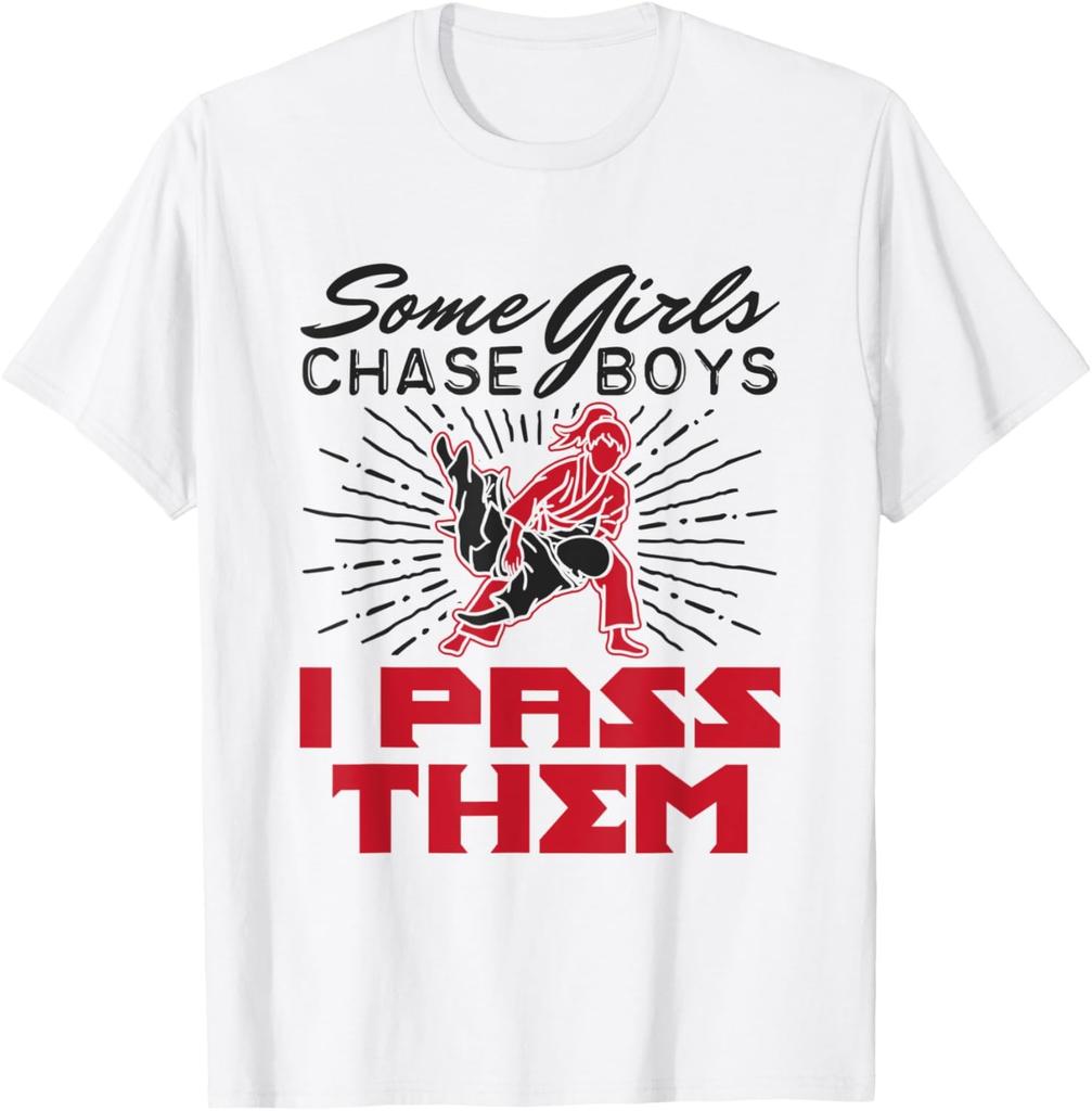 Jiu Jitsu Women Girls Pass Saying BJJ Brazilian Jiu Jitsu T-Shirt