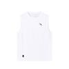 Training Series Solid Color Round Neck Comfortable Breathable Versatile Casual Vest Men Vests Pure-White 952527123-2