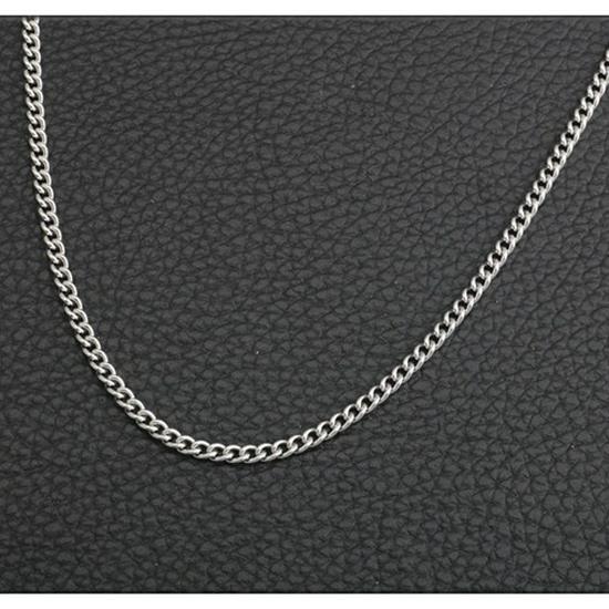 Крученое ожерелье из титановой стали: Цепочка из нержавеющей стали, не сварная, бокового плетения, для мужчин и женщин, цепочка для ключицы, подвеска, ювелирный аксессуар