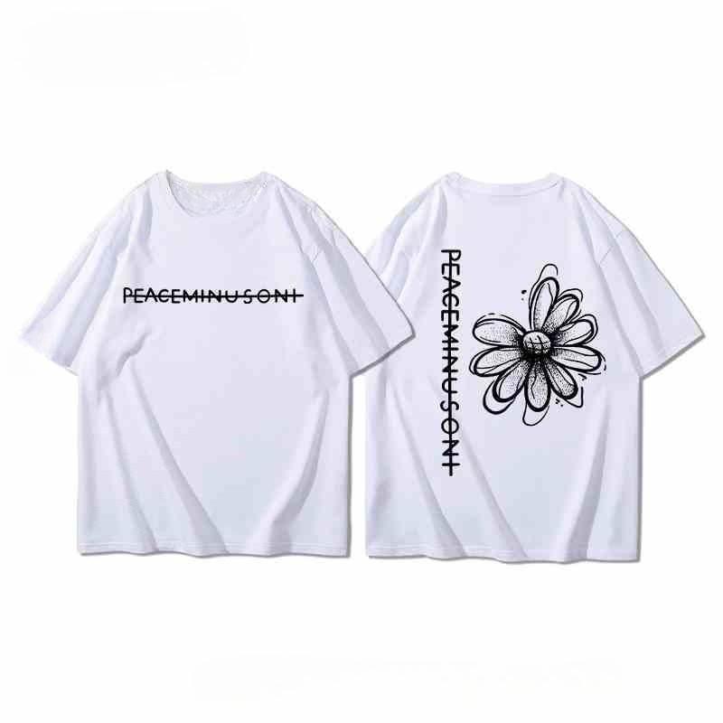 GD Surrounding The Same Short-sleeved T-shirt Boys and Girls Students Teenagers Summer Pure Cotton Loose Casual T-shirt