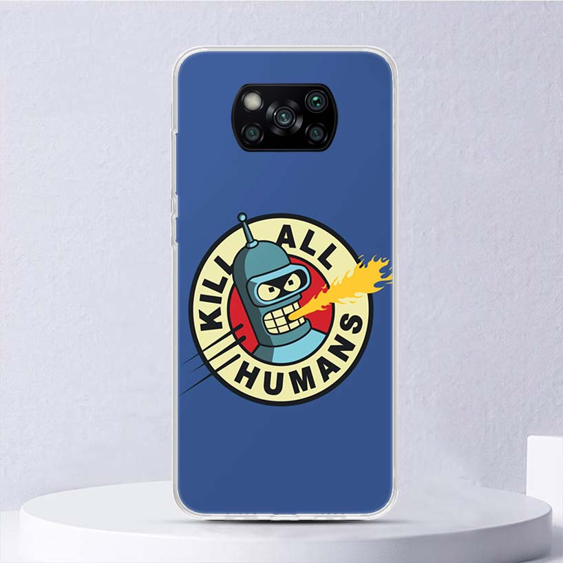 Futurama Planet Express Soft Case For Xiaomi Poco X7 X6 X5 X4 X3 Nfc F7 Ultra F6 F5 Pro Phone Cover F4 Gt F3 M5S M4 M3 M5 M6 Coq