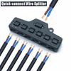 New Quick-connect Wire Splitter for LED Lights  Press The Buckle Terminal Block Wire Connector