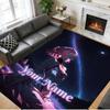Crystal Velvet Rug Custom Name Text, Soft Non Slip Floor Mat Home DecorDoki Doki Literature Club