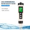 Hydrogen Water Tester Monitor H2 PH ORP TEMP Meter 4 in 1 Water Quality Analyzer Rich Hydrogen Test Pen for Aquariums Pools Spa