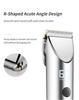 Rechargeable Electric Hair Clipper with LCD Display - Professional Haircut Set