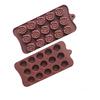 Silicone Cake Mold 15 with Three-dimensional Rose Chocolate Mold Porous Mold DIY Ice Tray