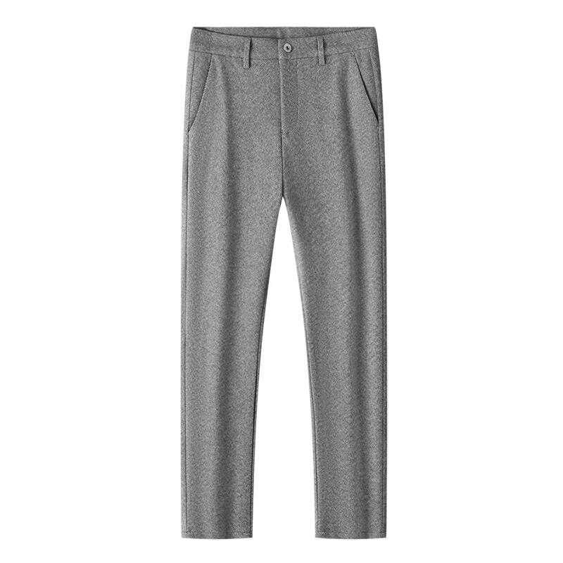 Мужские брюки MONTAGUT из смесовой шерсти, утолщенные, для business casual