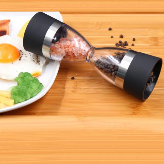 2 In Pepper Mill 1 Dual Salt Grinder Sesame Spice Shaker Kitchen