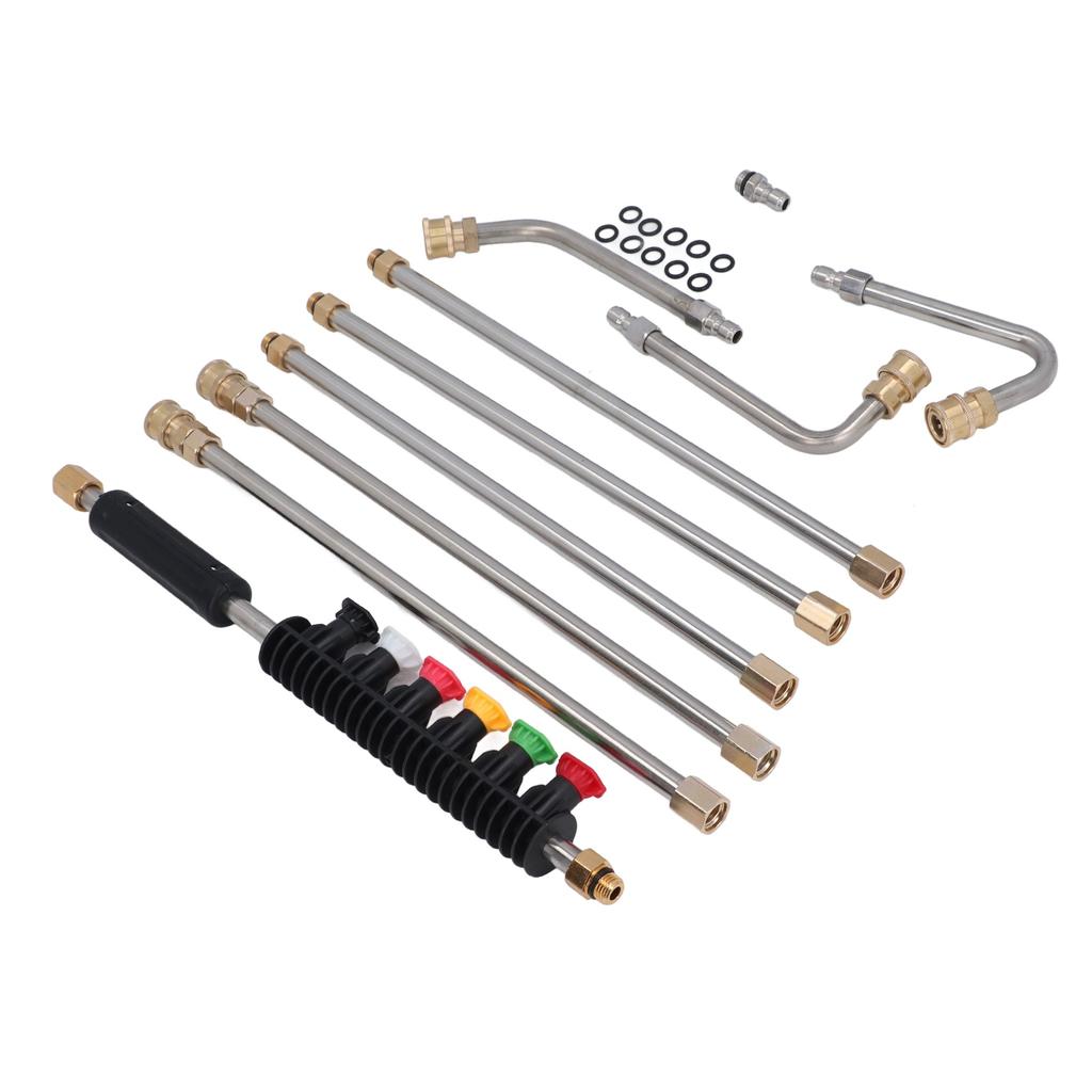 Удлинитель для мойки высокого давления, удлинитель для мойки из нержавеющей стали с 6 насадками