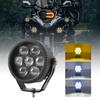 4D 70 Вт Светодиодный рабочий свет Прожектор Противотуманные фары Фара для вождения Для BMW R1200GS R1250GS F800 F850 F900 Мотоцикл Внедорожник Квадроцикл Мотовездеход Грузовик