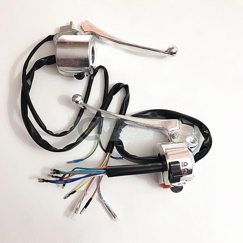Motorcycle Handle Switch for Jialing Honda Dayang Lifan Loncin JH70 CD70 JL70 70cc Motorbike Left Clutch Right Brake Switches
