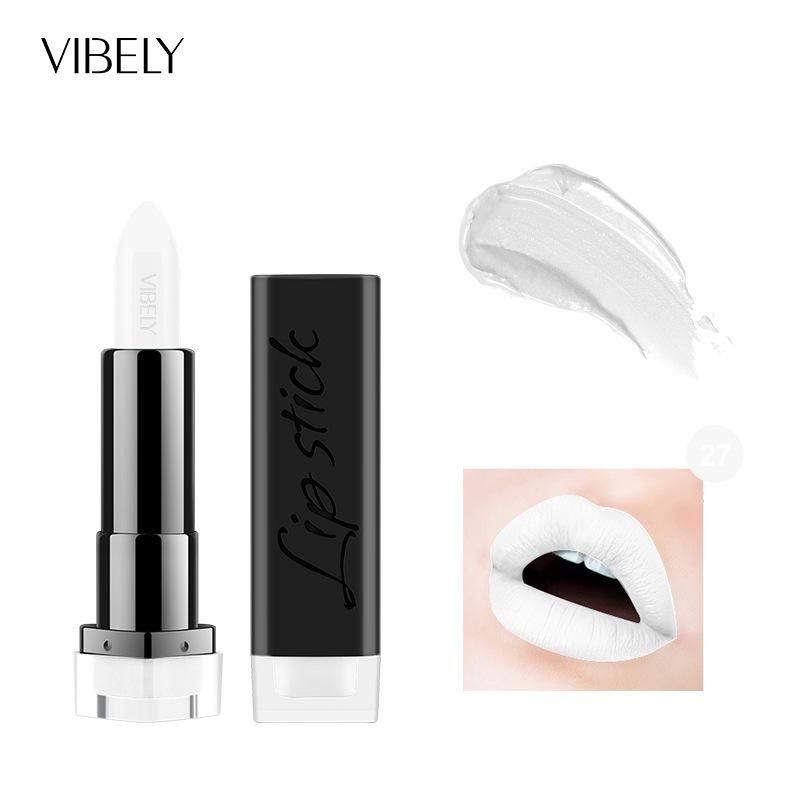 VIBELY Matte Lipstick Long Lasting Waterproof Transfer Proof Moisturizing Nourishing Lipstick 29 Shades