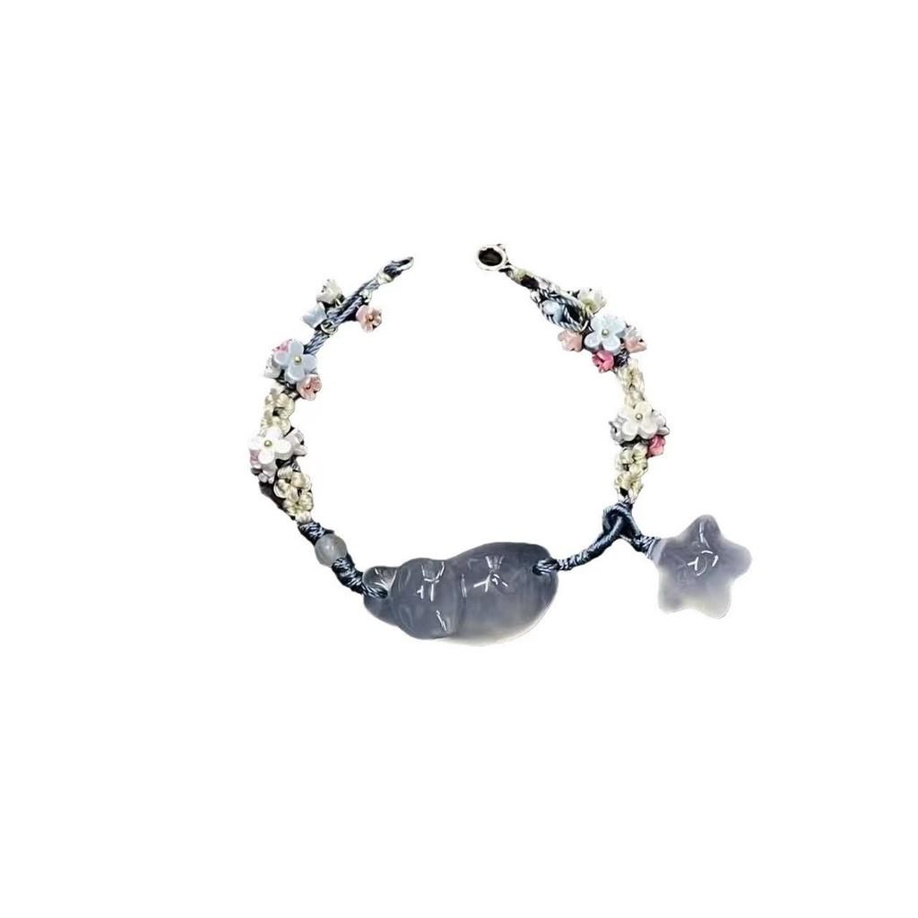 Игривый браслет «Синий кот» для женщин, отлично подходит для уникального стиля и в качестве подарка, модный