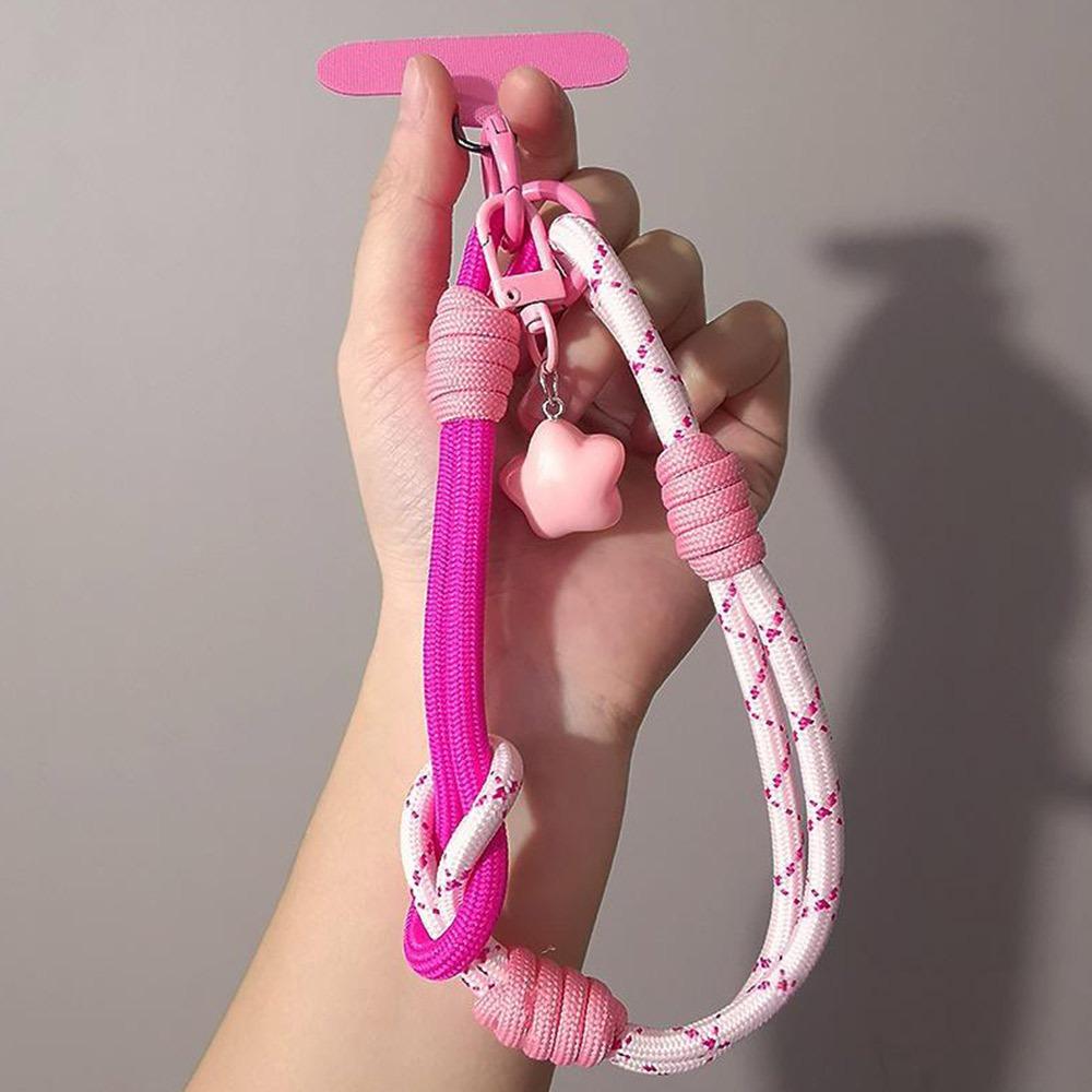 Ремешок на запястье, шнурок для телефона, регулируемый мобильный аксессуар, тканый ремешок для большого пальца для путешествий на открытом воздухе